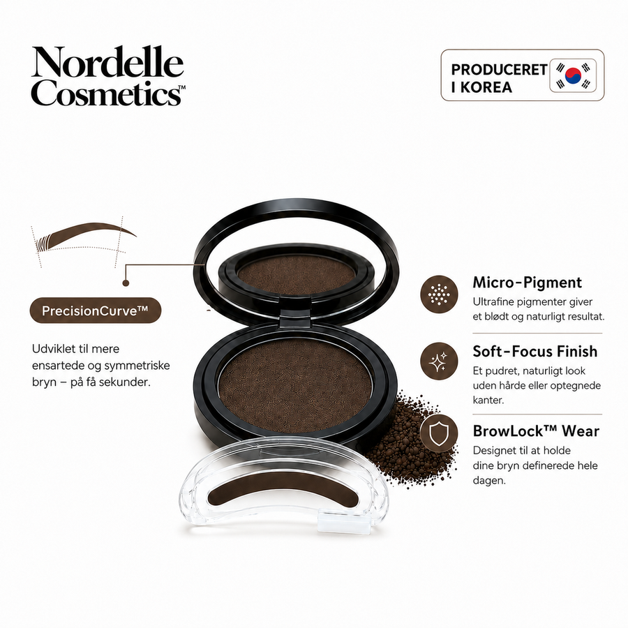Nordelle™ Brow Stamp Kit – Smukke, naturlige bryn på få sekunder