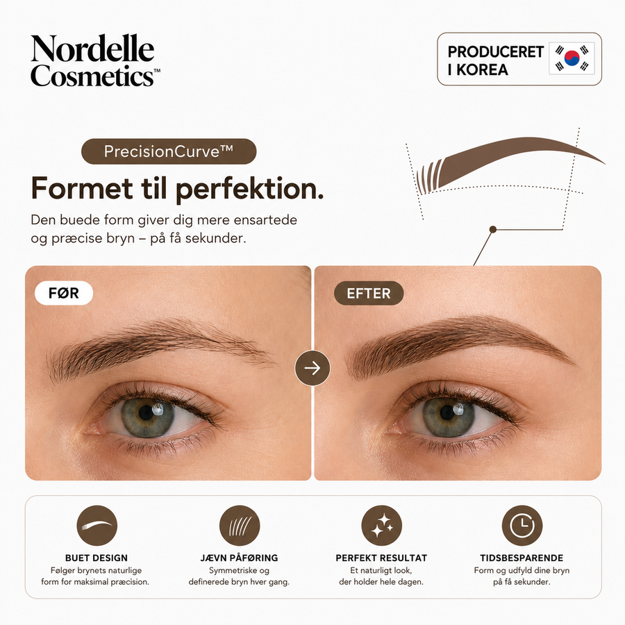 Nordelle™ Brow Stamp Kit – Smukke, naturlige bryn på få sekunder