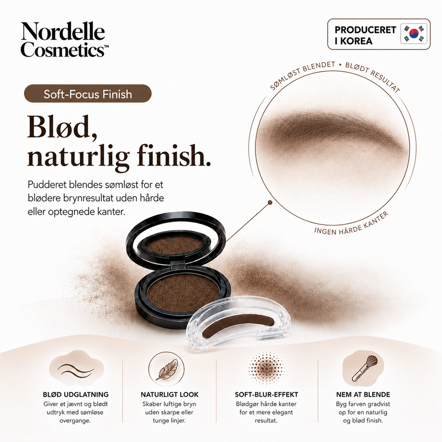 Nordelle™ Brow Stamp Kit – Smukke, naturlige bryn på få sekunder